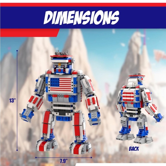 Transformer Robot🤖Legos Building Kit STEM Robot🤖Kit Age 5+ - Picture 5 of 8